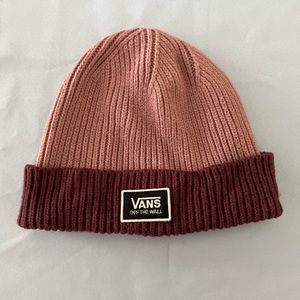 VANS two-toned pink beanie hat | OS